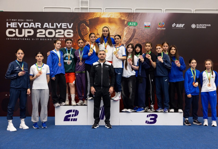 “Heydər Əliyev kuboku-2026”: Azərbaycanın qız boksçulardan ibarət millisi 17 medalla komanda hesabında birinci olub