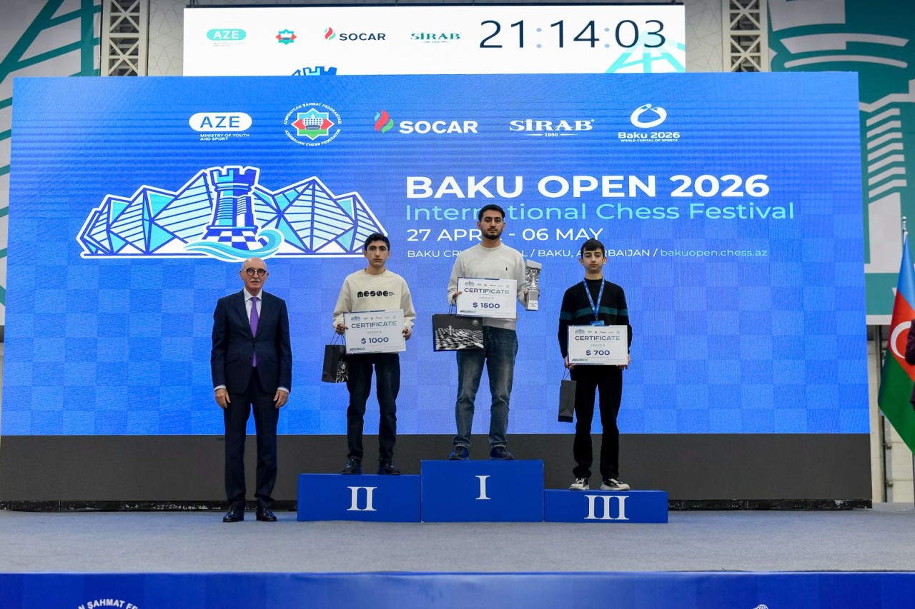 “Baku Open - 2026”nın qalibləri mükafatlandırıldı