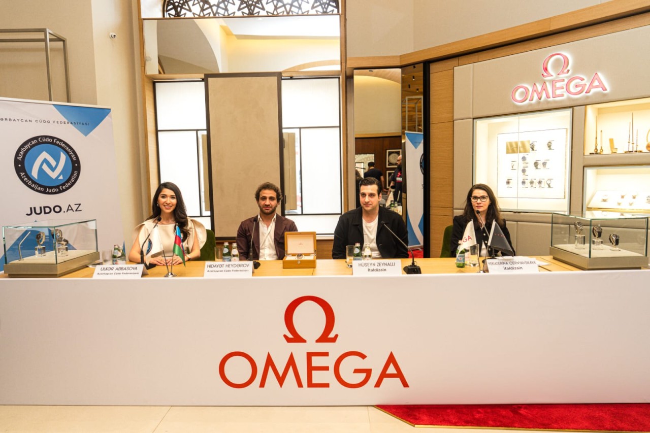 \"Italdizain\" şirkəti və \"OMEGA\" brendi Olimpiya çempionu ilə əməkdaşlıqlarını elan edib - FOTO