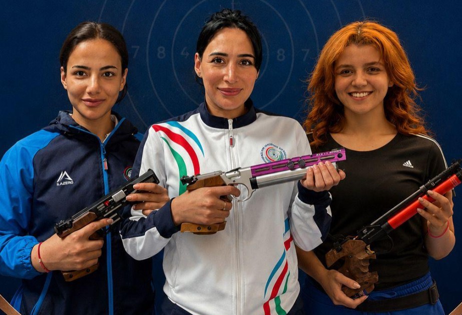 Azərbaycanın qadın atıcıları Avropa çempionatında bürünc medal qazanıblar