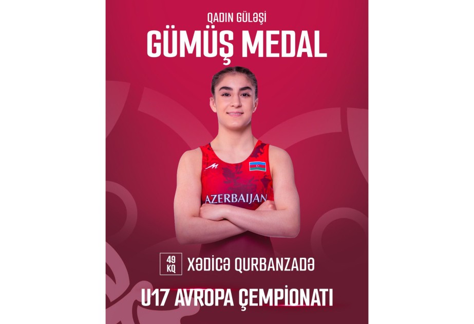 Güləşçimiz Avropa çempionatında gümüş medal qazandı