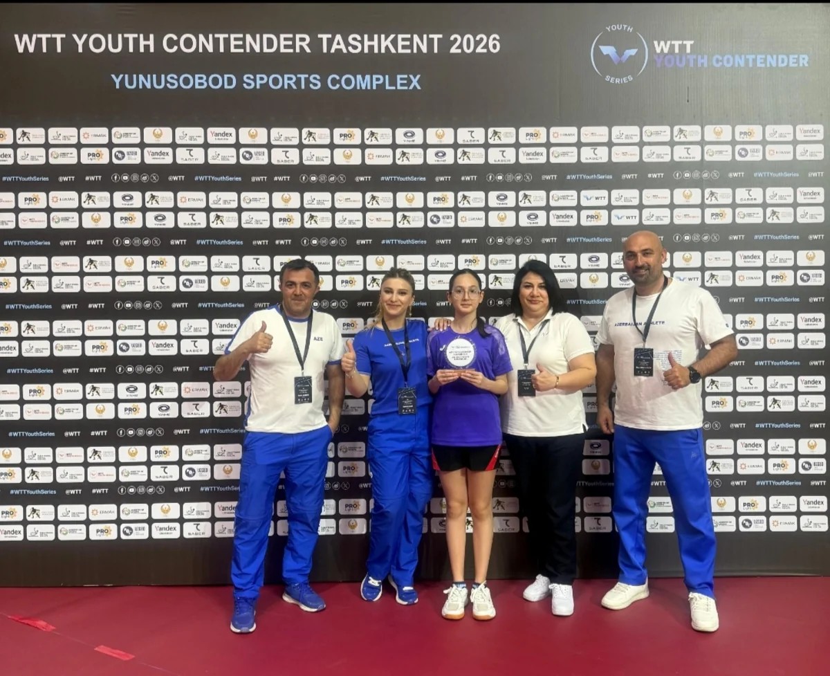 &nbsp;Stolüstü tennisçimiz beynəlxalq turnirdə fərqləndi&nbsp;