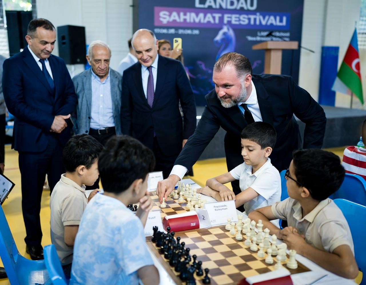 5-ci LANDAU Şahmat Festivalının açılış mərasimi keçirilib