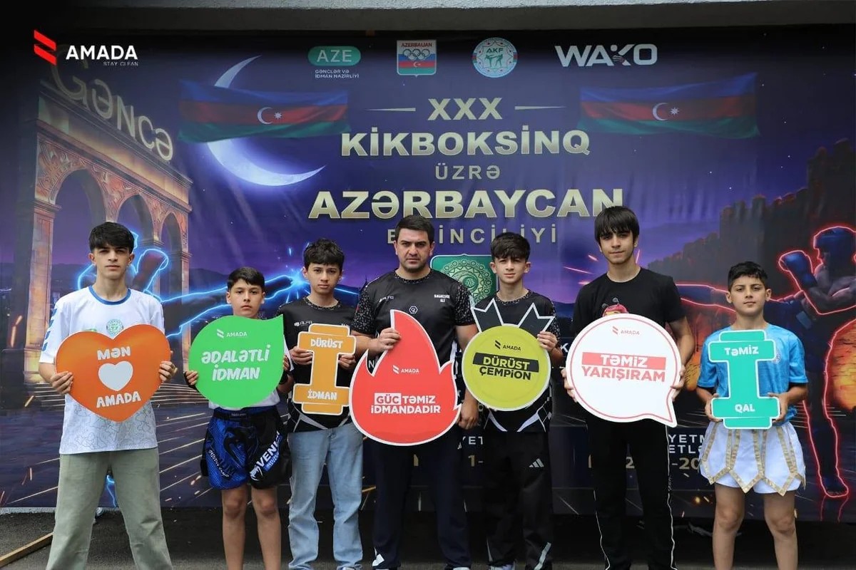 AMADA Gəncədə təmiz idman dəyərlərinin təşviqinə dair maarifləndirmə proqramı təşkil edib
