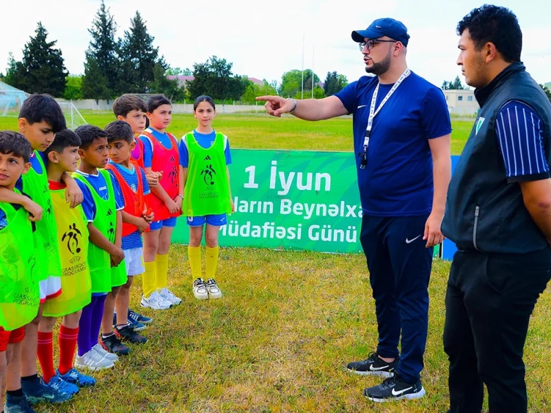 Qazaxda futbol festivalı keçirilib 