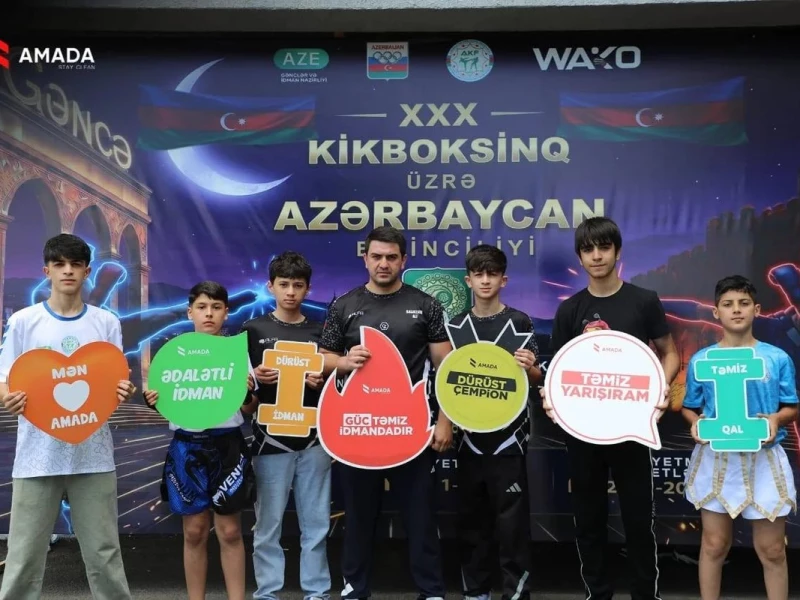 AMADA Gəncədə təmiz idman dəyərlərinin təşviqinə dair maarifləndirmə proqramı təşkil edib