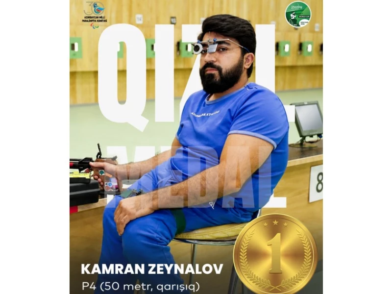 Paralimpiyaçımız Dünya Kubokunun qalibi oldu