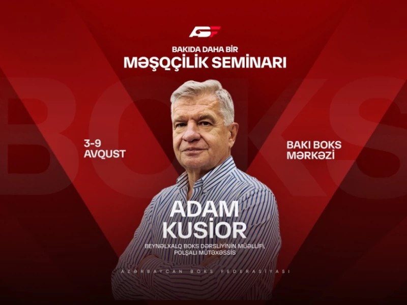 Polşalı mütəxəssis azərbaycanlı boks məşqçilərinə seminar keçəcək