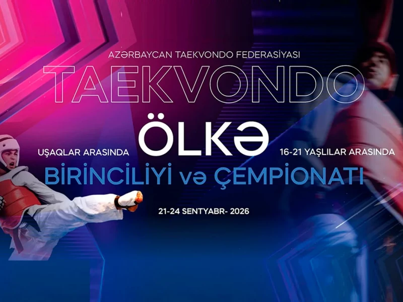  Taekvondo üzrə Azərbaycan çempionatı keçiriləcək 