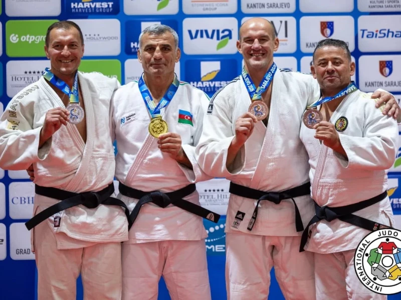 Veteran cüdoçularımızdan dünya çempionatında daha iki qızıl medal&nbsp;