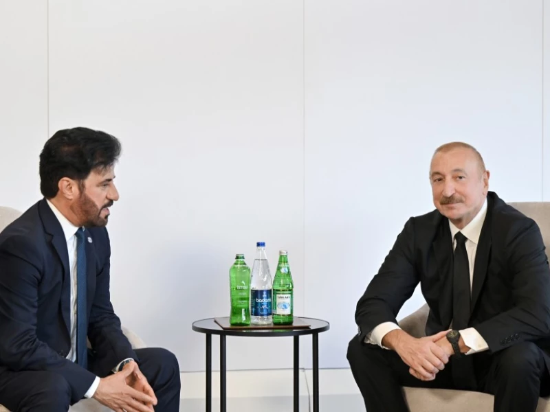 Prezident İlham Əliyev Beynəlxalq Avtomobil Federasiyasının prezidenti ilə görüşüb&nbsp;