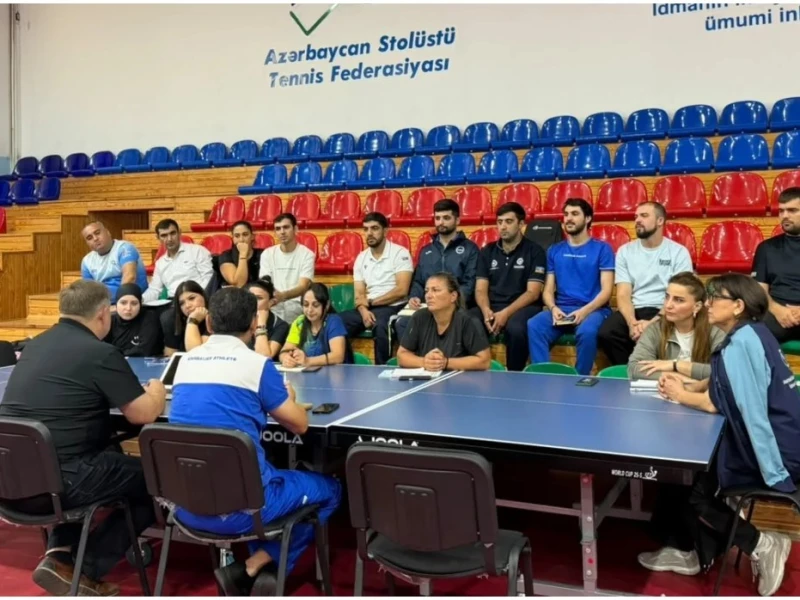 &nbsp;Bakıda stolüstü tennis üzrə beynəlxalq seminar keçirilir&nbsp;
