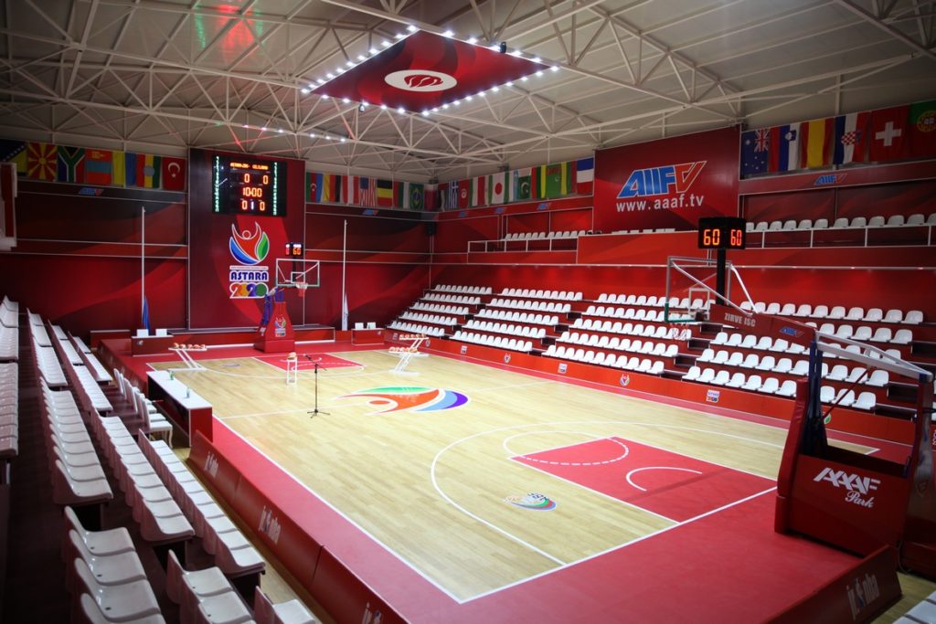 Astarada universal basketbol arenasının açılışı oldu