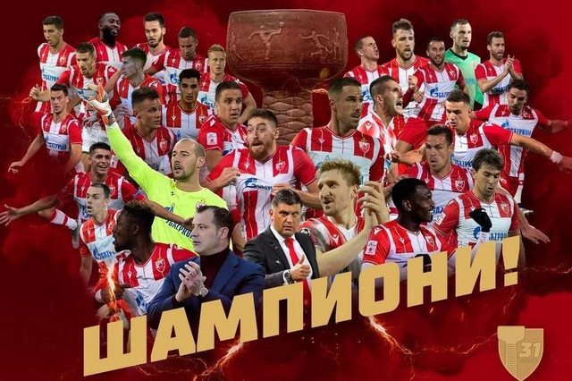 "Srvena Zvezda" çempion!