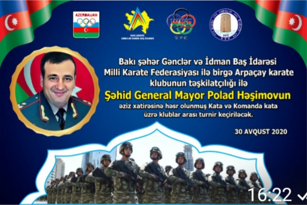 Şəhid generalın xatirəsinə turnir təşkil olunacaq