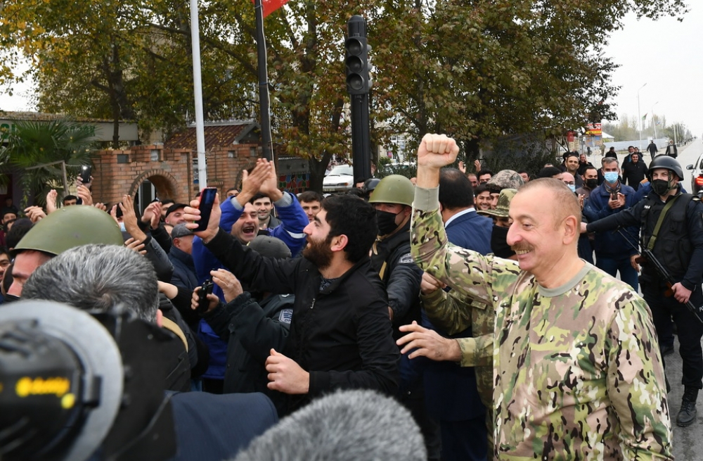 Prezident İlham Əliyev və birinci xanım Mehriban Əliyeva işğaldan azad edilmiş Füzuli və Cəbrayıl rayonlarında, o cümlədən Füzuli və Cəbrayıl şəhərlərində olublar