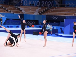 Tokio-2020: Bədii gimnastika üzrə qrup hərəkətləri komandamız finala vəsiqə qazana bilmədi - FOTO