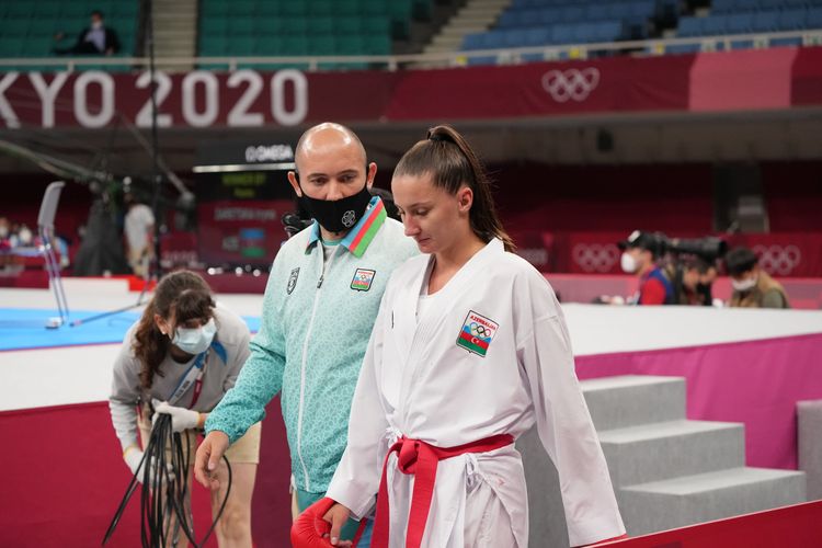 Karateçimiz yarımfinala vəsiqə qazanmaqla Tokio-2020-nin bürünc medalını özünə təmin etdi - FOTO