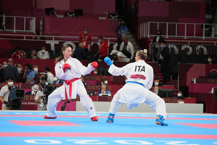 Karateçimiz yarımfinala vəsiqə qazanmaqla Tokio-2020-nin bürünc medalını özünə təmin etdi - FOTO