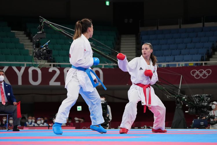 Karateçimiz yarımfinala vəsiqə qazanmaqla Tokio-2020-nin bürünc medalını özünə təmin etdi - FOTO