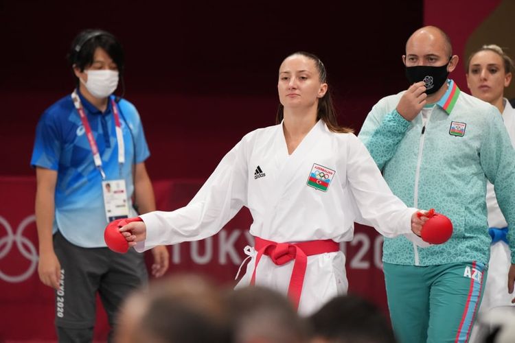 Karateçimiz yarımfinala vəsiqə qazanmaqla Tokio-2020-nin bürünc medalını özünə təmin etdi - FOTO