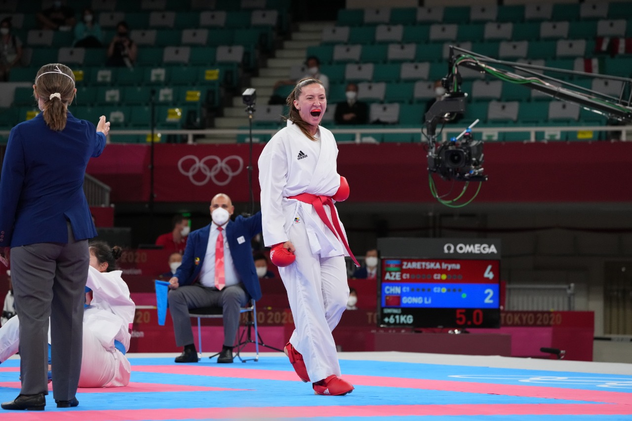 İrina Zaretska Tokio-2020-ni gümüş medalla başa vurdu  &nbsp;