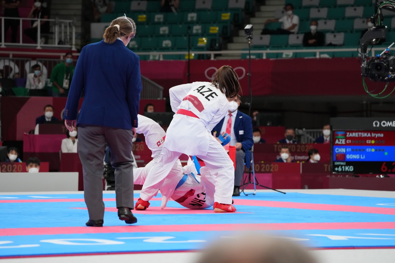 İrina Zaretska Tokio-2020-ni gümüş medalla başa vurdu  &nbsp;