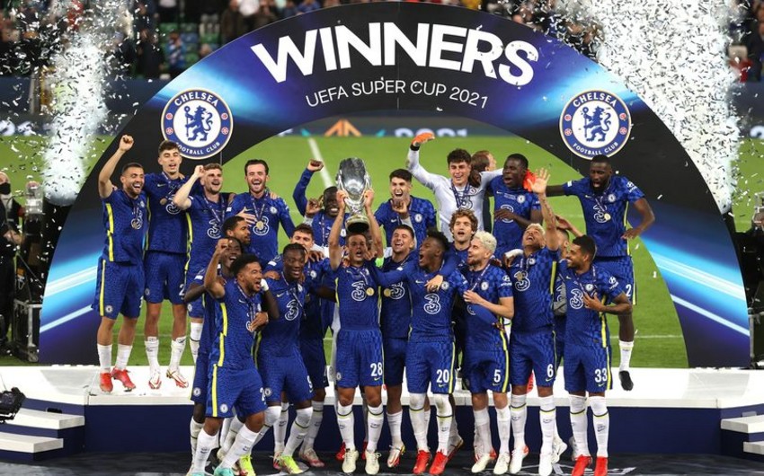 "Çelsi" ikinci dəfə UEFA Super Kubokunu qalibi oldu