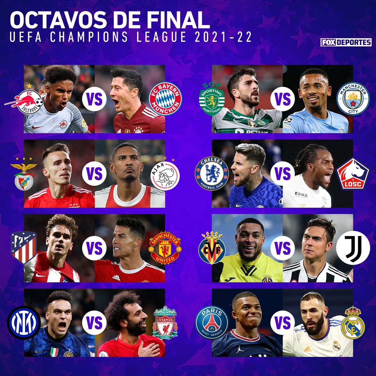 Çempionlar Liqası: təkrar püşk və yeni rəqiblər