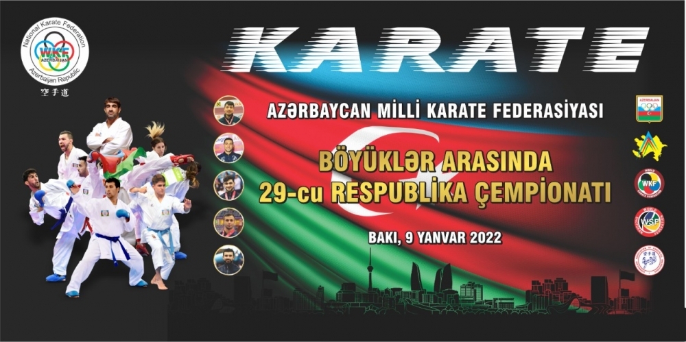 Karateçilərin respublika çempionatında yarışırlar 