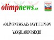 &laquo;Olimpnews.az&raquo; saytı ilin ən yaxşılarını seçdi