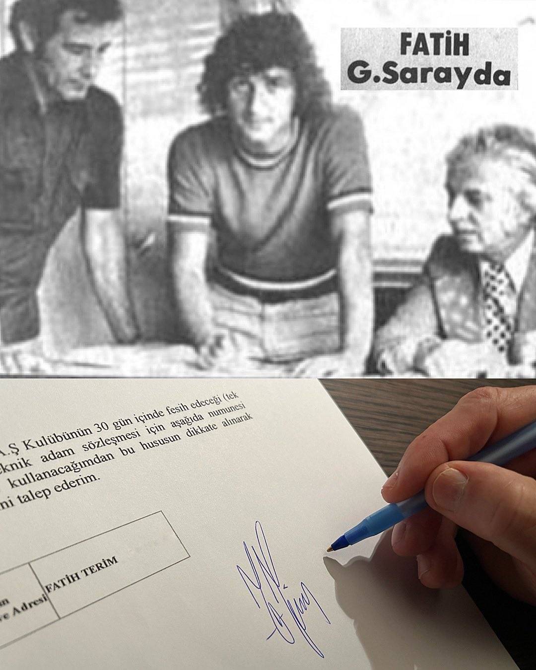 "Galatasaray'da ilk və son imzam"