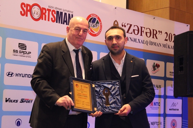 &ldquo;Zəfər&rdquo; 2021 beynəlxalq idman mükafatlarının təqdimetmə mərasimi keçirilib