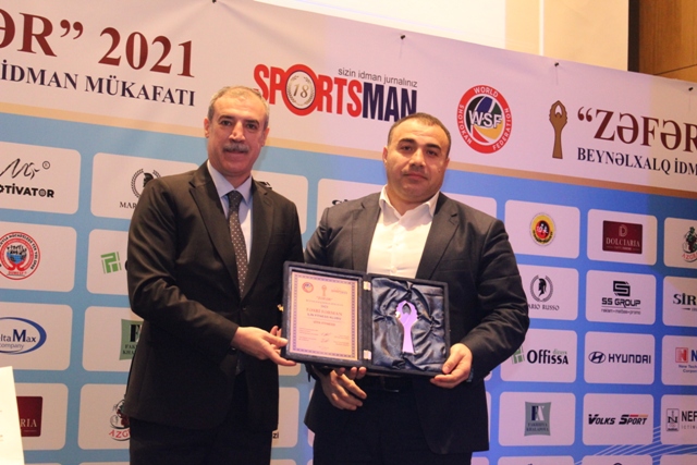 &ldquo;Zəfər&rdquo; 2021 beynəlxalq idman mükafatlarının təqdimetmə mərasimi keçirilib