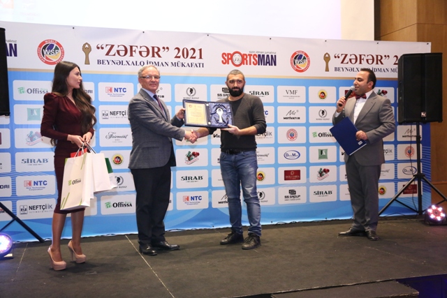 &ldquo;Zəfər&rdquo; 2021 beynəlxalq idman mükafatlarının təqdimetmə mərasimi keçirilib