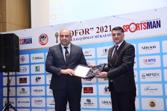 &ldquo;Zəfər&rdquo; 2021 beynəlxalq idman mükafatlarının təqdimetmə mərasimi keçirilib