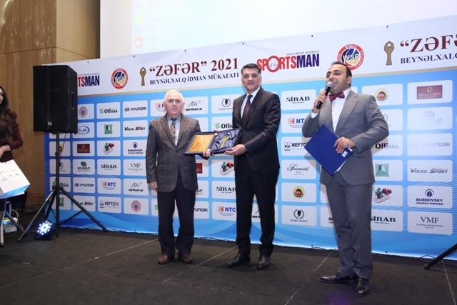 &ldquo;Zəfər&rdquo; 2021 beynəlxalq idman mükafatlarının təqdimetmə mərasimi keçirilib