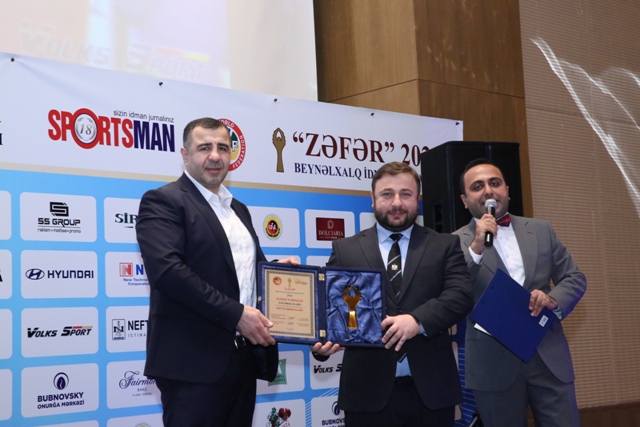 &ldquo;Zəfər&rdquo; 2021 beynəlxalq idman mükafatlarının təqdimetmə mərasimi keçirilib