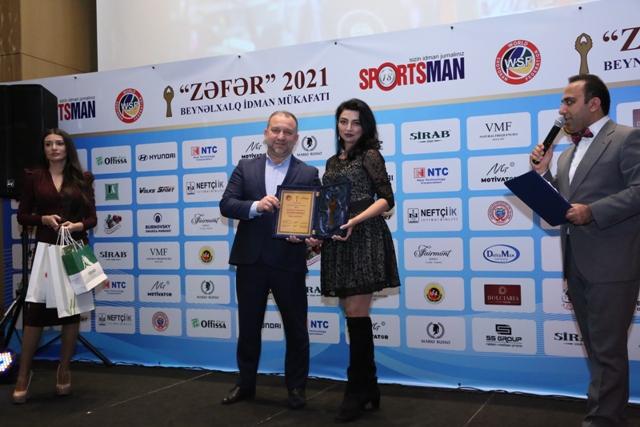 &ldquo;Zəfər&rdquo; 2021 beynəlxalq idman mükafatlarının təqdimetmə mərasimi keçirilib