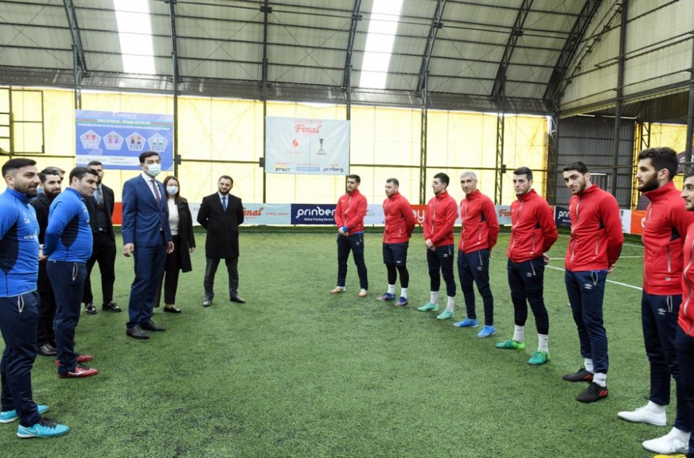 Fərid Qayıbov Azərbaycan Minifutbol Federasiyasının fəaliyyəti ilə tanış olub