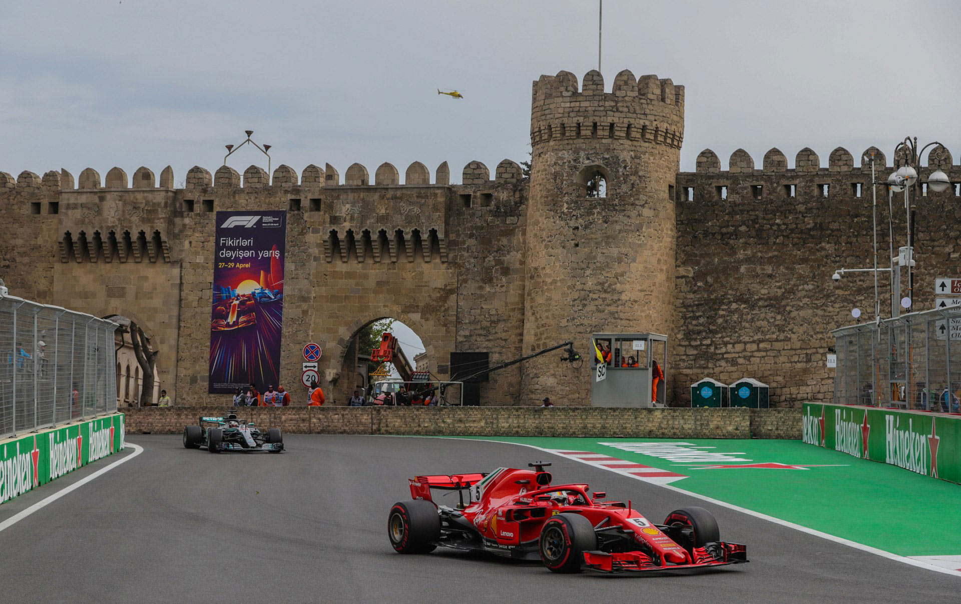 Formula 1-ə hazırlıq çərçivəsində tikinti işlərinə start verilib