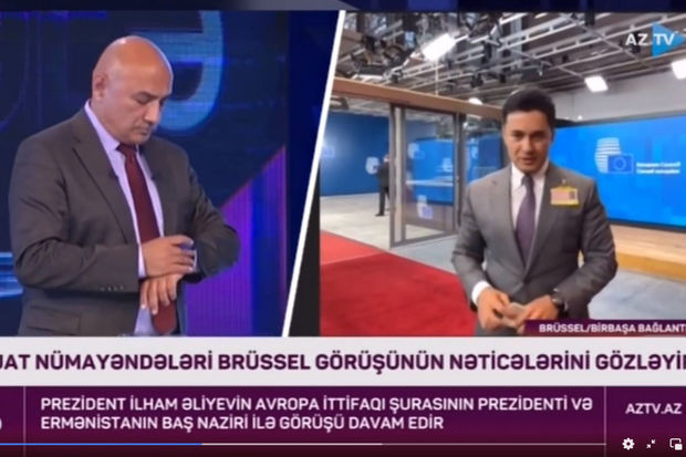 AzTV-nin &ldquo;Əsas məsələ&rdquo; verilişində Brüssellə birbaşa bağlantı yaradılıb - VİDEO