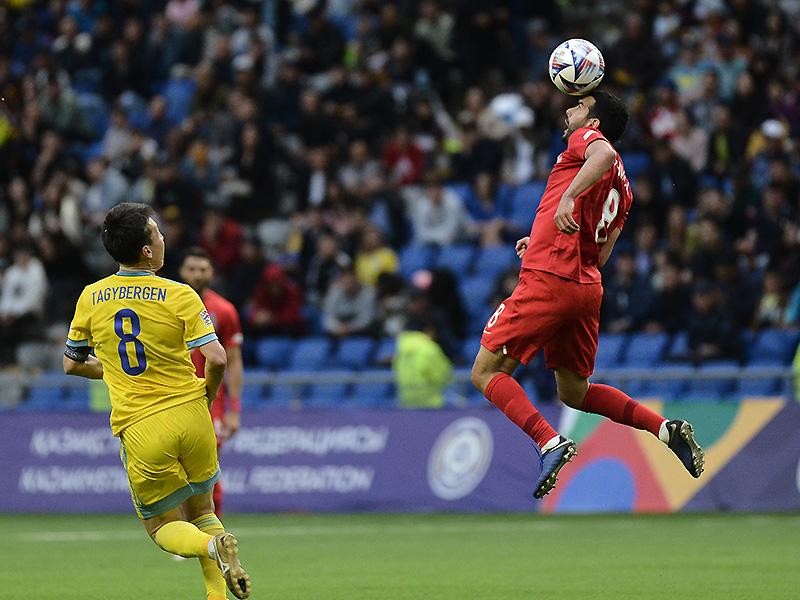 Millətlər Liqası: Azərbaycan yığması Qazaxıstana məğlub olub - VİDEO / FOTLAR