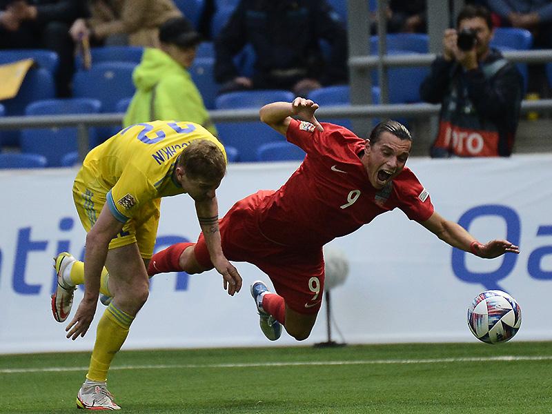 Millətlər Liqası: Azərbaycan yığması Qazaxıstana məğlub olub - VİDEO / FOTLAR