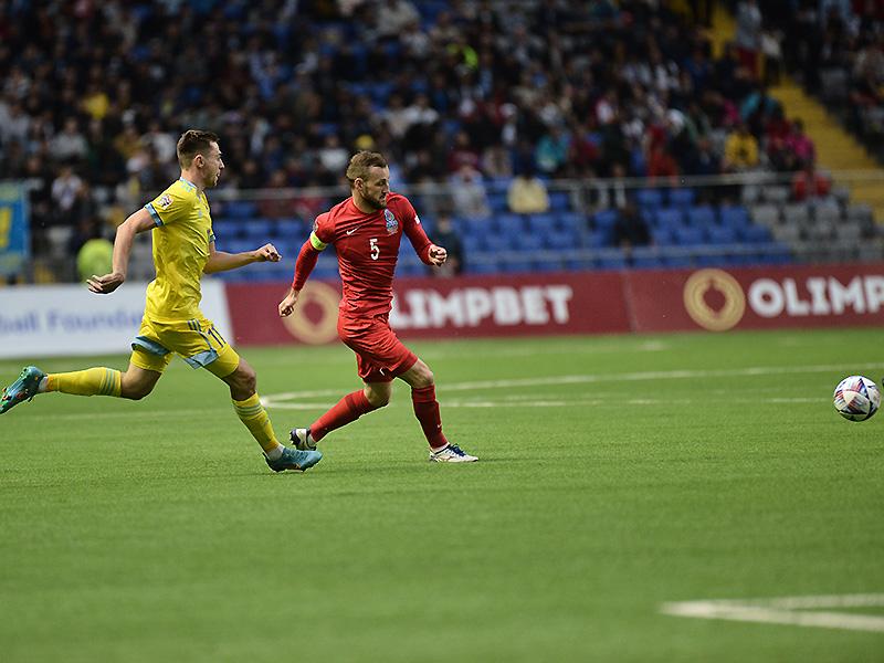 Millətlər Liqası: Azərbaycan yığması Qazaxıstana məğlub olub - VİDEO / FOTLAR