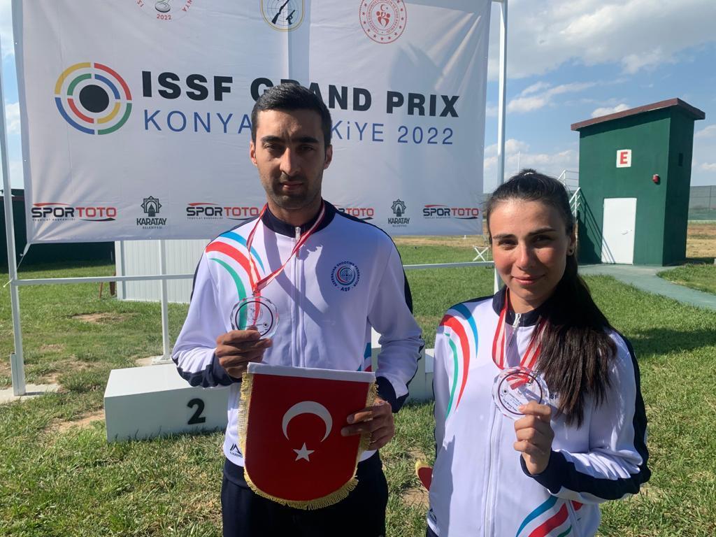 Stend atıcılarımız beynəlxalq yarışda bürünc medal qazanıb - FOTOLAR