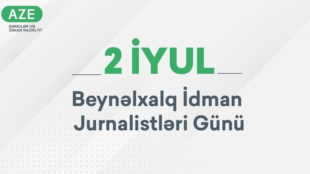 Müxtəlif qurumlar idman jurnalistlərini təbrik edib - FOTOlar