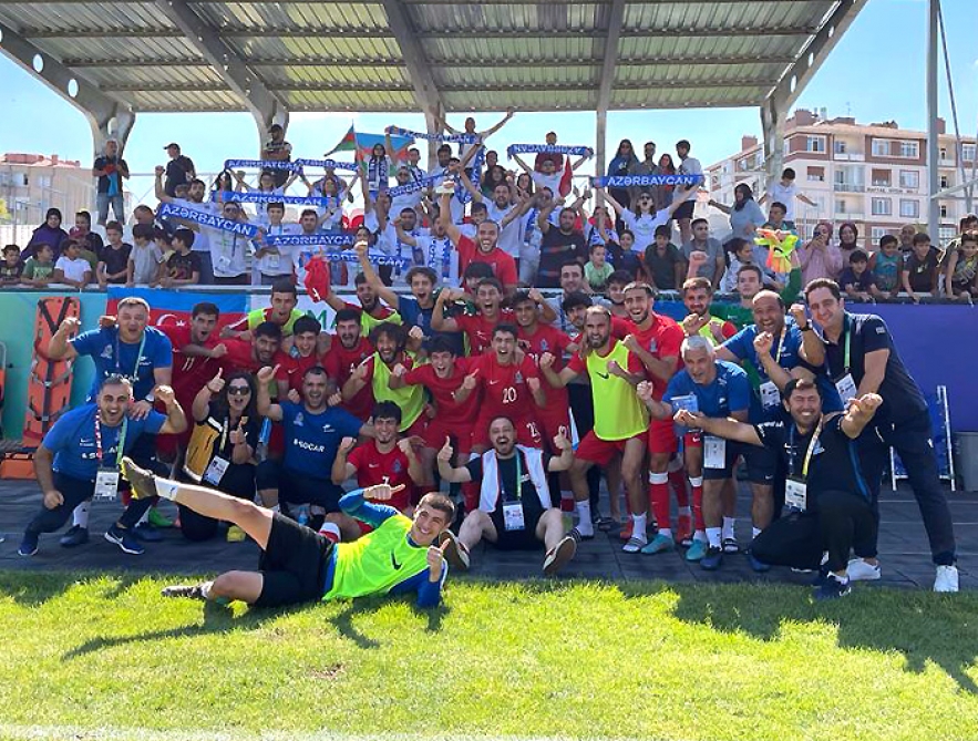 Futbol millimiz yarımfinala vəsiqə qazandı 