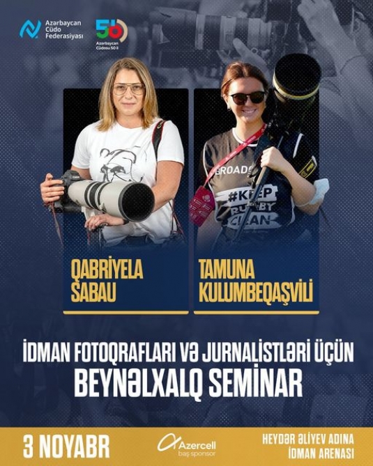 İdman fotoqrafları və jurnalistlər üçün beynəlxalq təlim 
