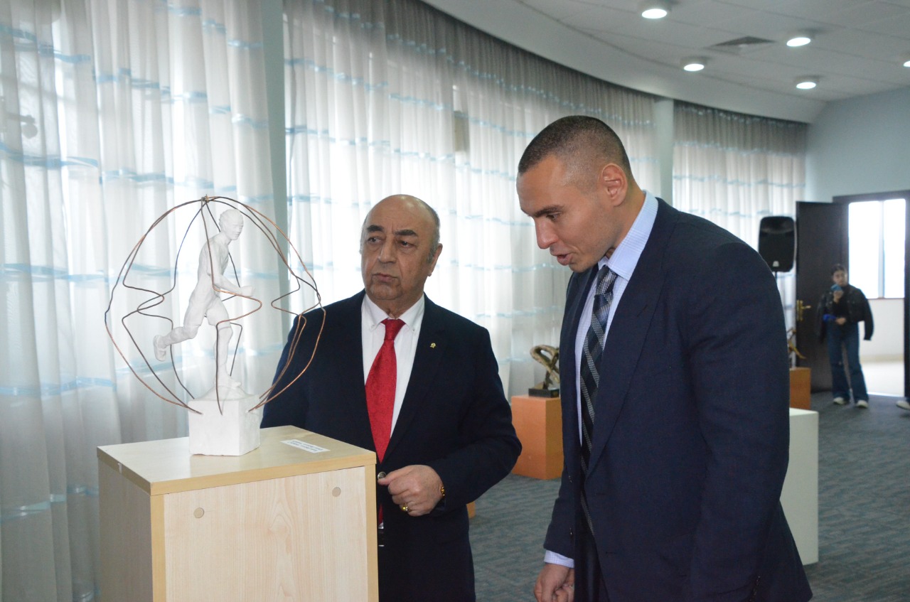 MOK-un 30 illik yubileyinə həsr olunmuş “Olimpiya, incəsənət və idman” adlı sərginin açılış mərasimi keçirilib - FOTO